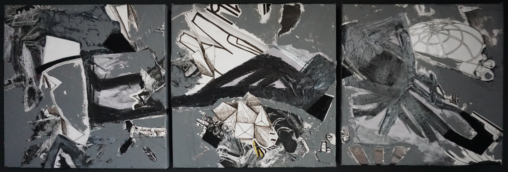 The Lobster - Art work in mixed media on deep canvas by Kirsten Mortimer